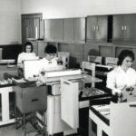 Atelier de mécanographie de la Caisse régionale de Crédit Agricole de la Haute-Loire, 1960, Archives historiques de Crédit Agricole SA